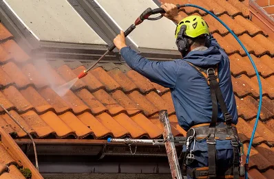Démoussage et hydrofuge de toiture à Creys-Mépieu